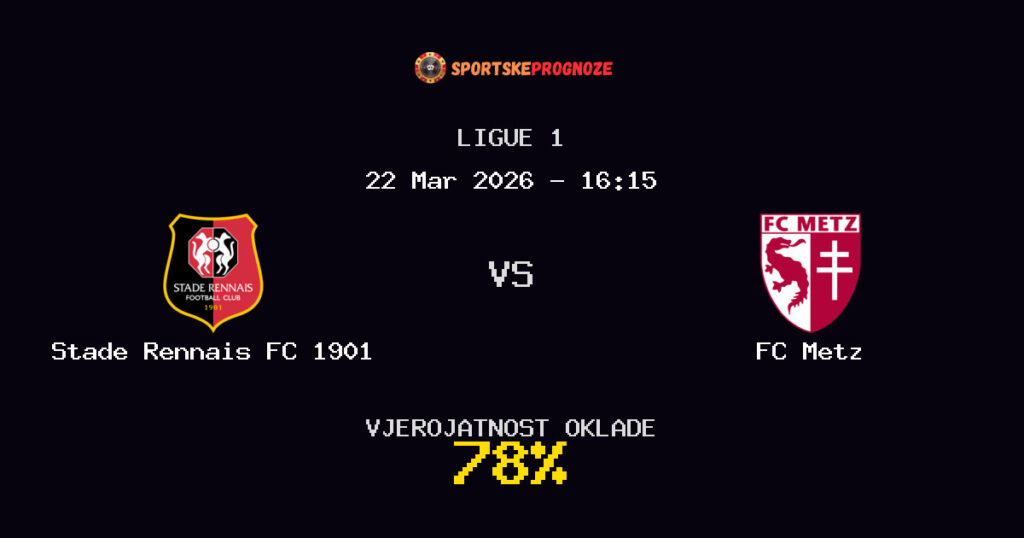 Stade Rennais FC 1901 vs FC Metz Prognoza Utakmice - Ligue 1 - Saveti Za Klađenje