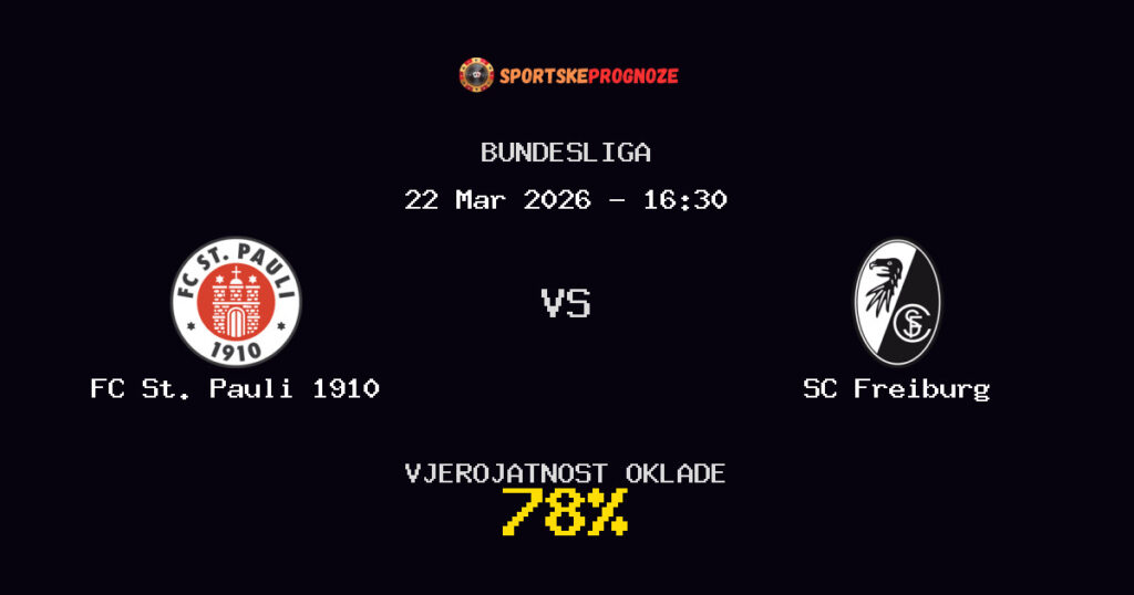 FC St. Pauli 1910 vs SC Freiburg Prognoza Utakmice - Bundesliga - Saveti Za Klađenje