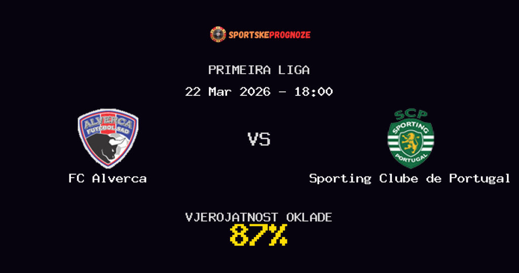 FC Alverca vs Sporting Clube de Portugal Prognoza Utakmice - Primeira Liga - Saveti Za Klađenje