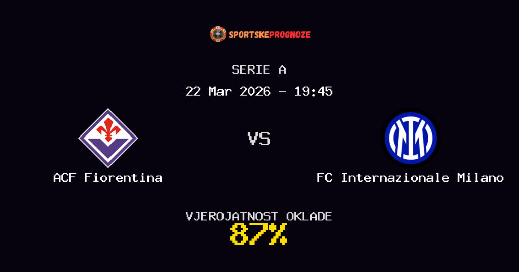 ACF Fiorentina vs FC Internazionale Milano Prognoza Utakmice - Serie A - Saveti Za Klađenje