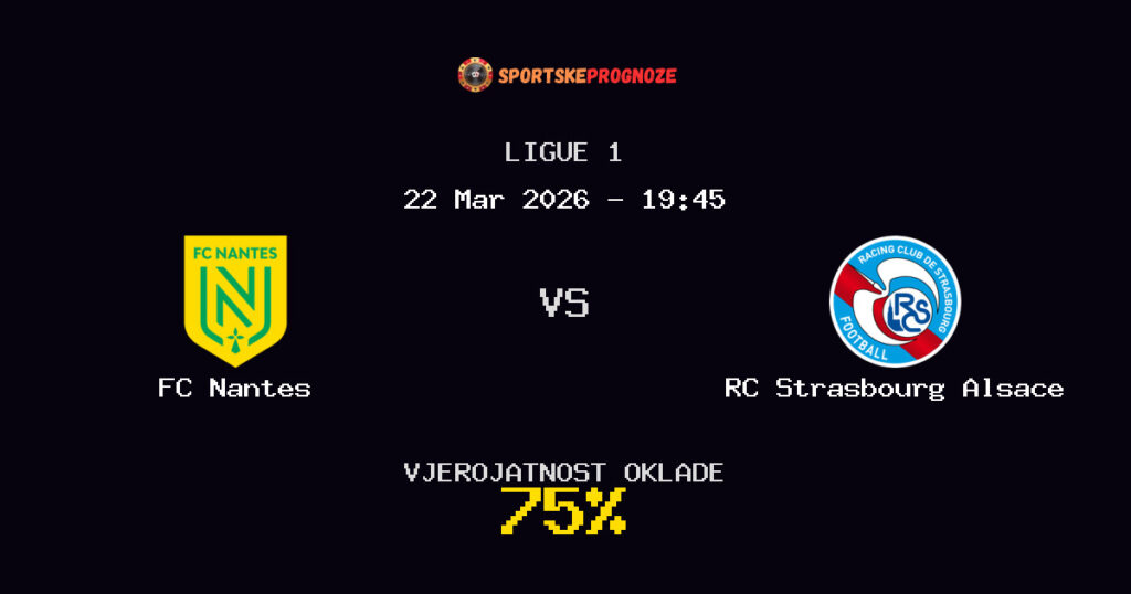 FC Nantes vs RC Strasbourg Alsace Prognoza Utakmice - Ligue 1 - Saveti Za Klađenje