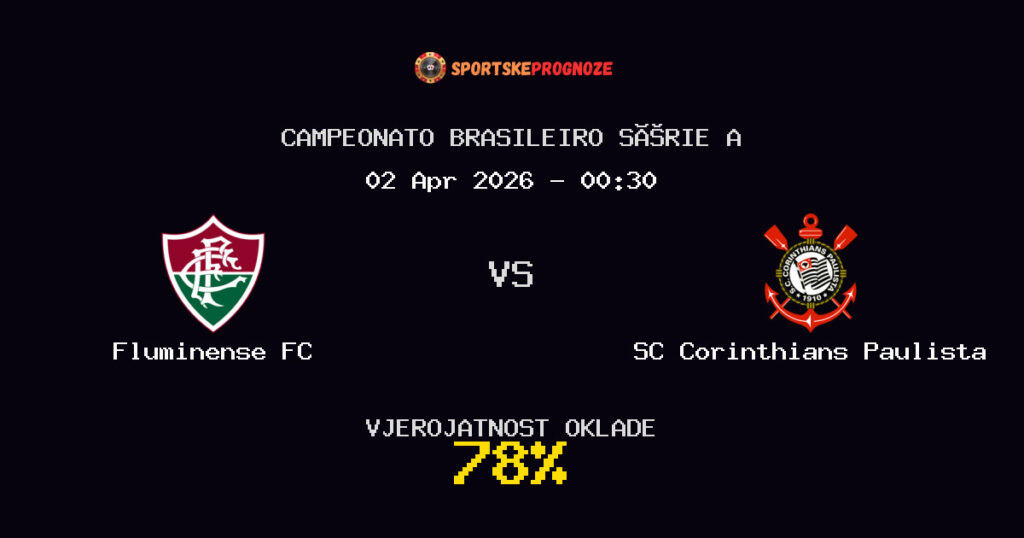 Fluminense FC vs SC Corinthians Paulista Prognoza Utakmice - Campeonato Brasileiro Série A - Saveti Za Klađenje