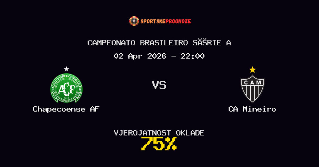 Chapecoense AF vs CA Mineiro Prognoza Utakmice - Campeonato Brasileiro Série A - Saveti Za Klađenje