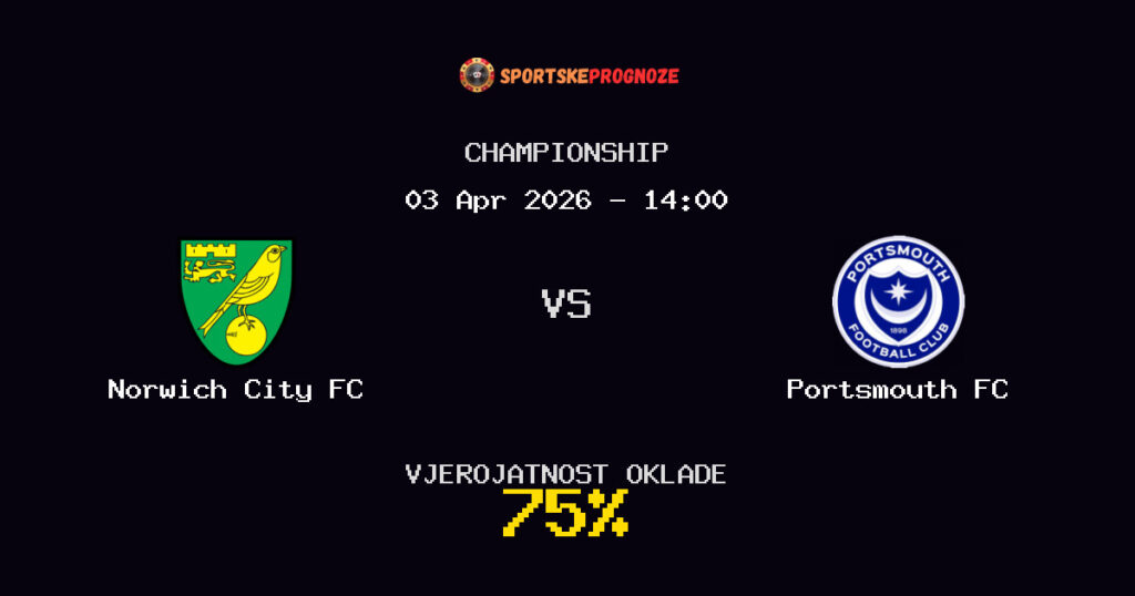 Norwich City FC vs Portsmouth FC Prognoza Utakmice - Championship - Saveti Za Klađenje