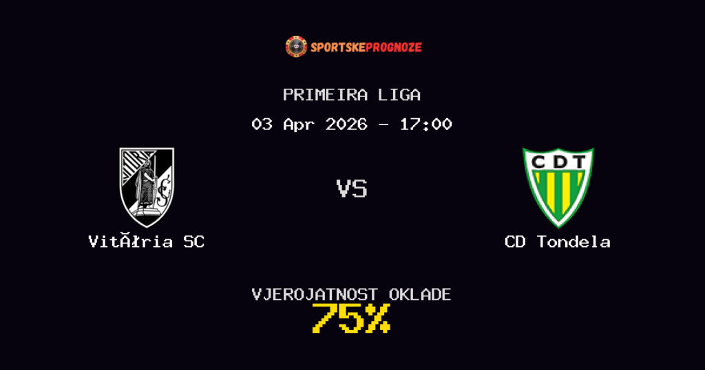 Vitória SC vs CD Tondela Prognoza Utakmice - Primeira Liga - Saveti Za Klađenje