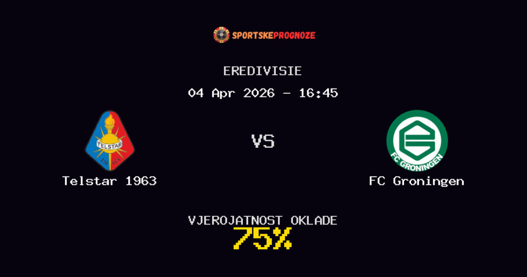 Telstar 1963 vs FC Groningen Prognoza Utakmice - Eredivisie - Saveti Za Klađenje