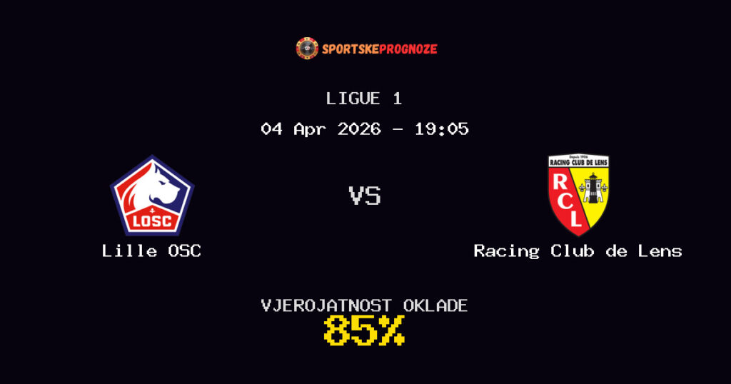 Lille OSC vs Racing Club de Lens Prognoza Utakmice - Ligue 1 - Saveti Za Klađenje