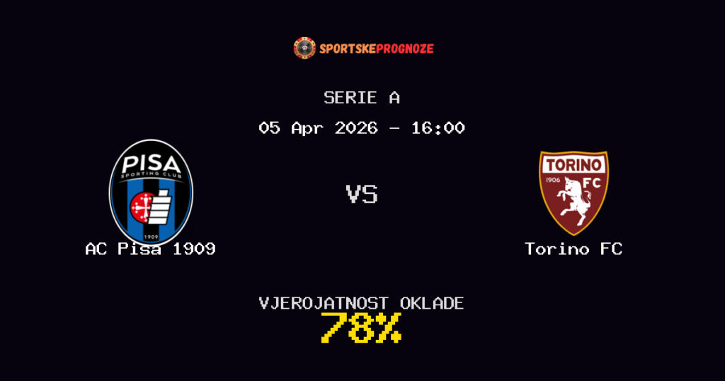 AC Pisa 1909 vs Torino FC Prognoza Utakmice - Serie A - Saveti Za Klađenje
