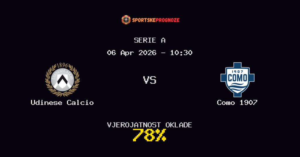 Udinese Calcio vs Como 1907 Prognoza Utakmice - Serie A - Saveti Za Klađenje