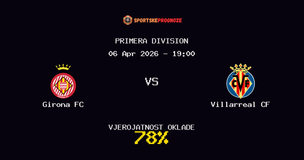 Girona FC vs Villarreal CF Prognoza Utakmice - Primera Division - Saveti Za Klađenje