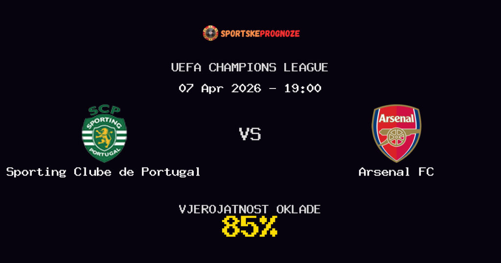 Sporting Clube de Portugal vs Arsenal FC Prognoza Utakmice - UEFA Champions League - Saveti Za Klađenje