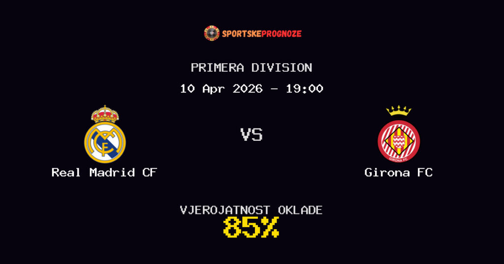 Real Madrid CF vs Girona FC Prognoza Utakmice - Primera Division - Saveti Za Klađenje