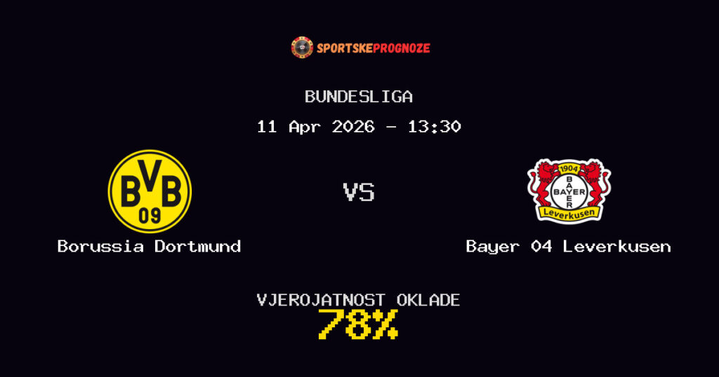 Borussia Dortmund vs Bayer 04 Leverkusen Prognoza Utakmice - Bundesliga - Saveti Za Klađenje