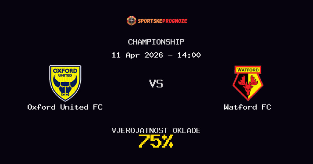 Oxford United FC vs Watford FC Prognoza Utakmice - Championship - Saveti Za Klađenje