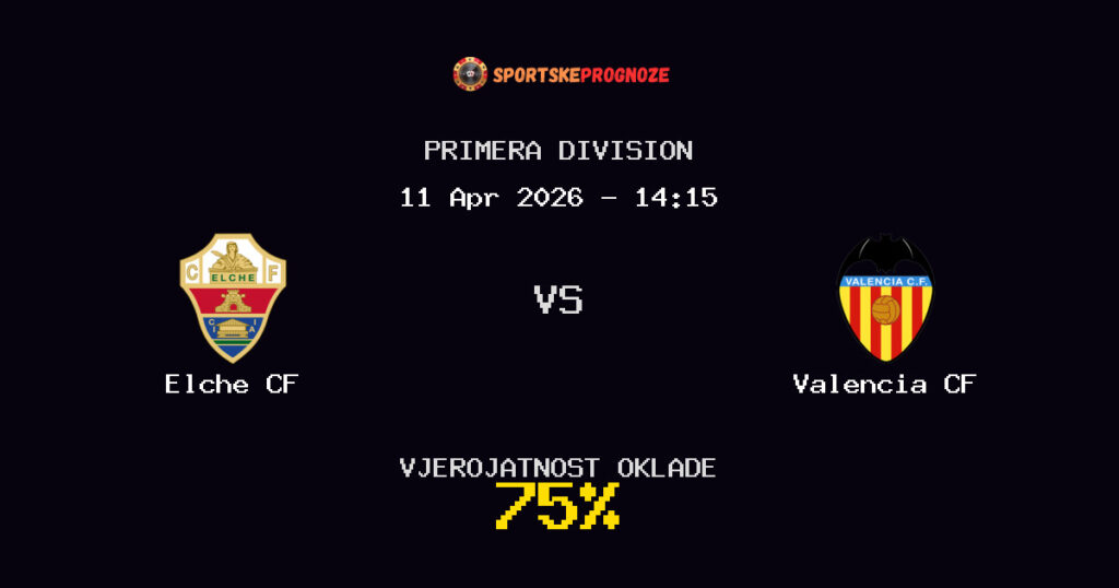 Elche CF vs Valencia CF Prognoza Utakmice - Primera Division - Saveti Za Klađenje
