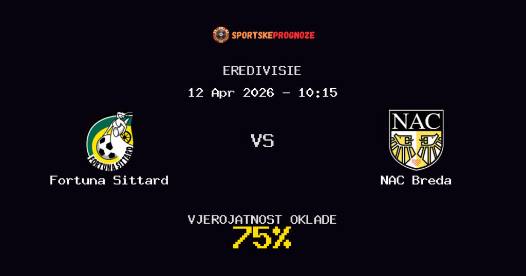 Fortuna Sittard vs NAC Breda Prognoza Utakmice - Eredivisie - Saveti Za Klađenje