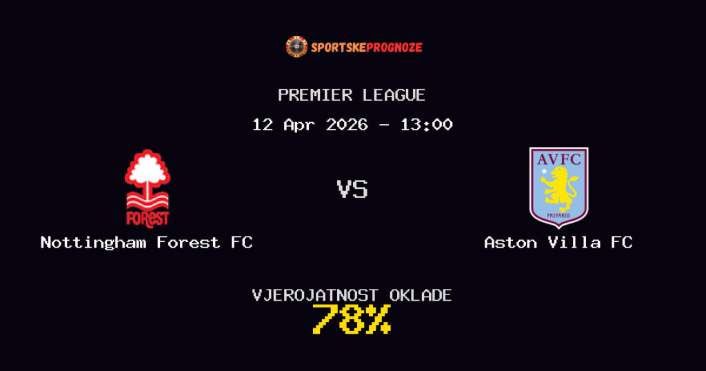 Nottingham Forest FC vs Aston Villa FC Prognoza Utakmice - Premier League - Saveti Za Klađenje