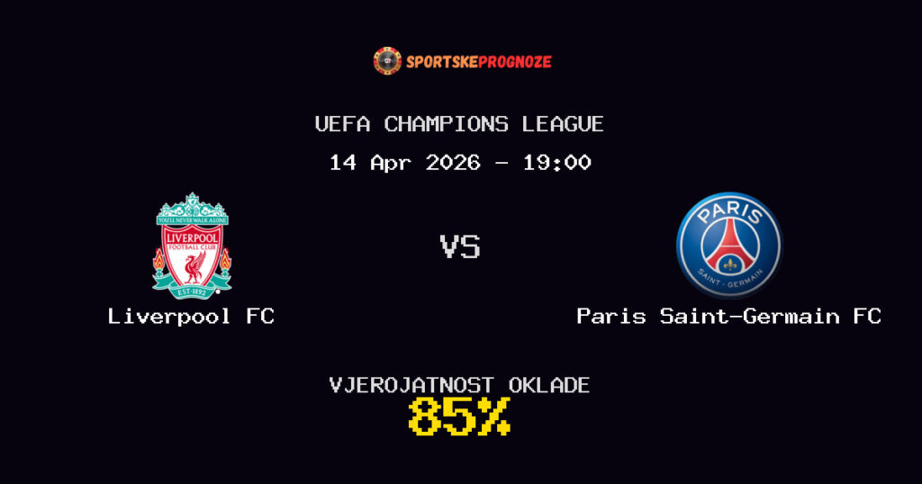 Liverpool FC vs Paris Saint-Germain FC Prognoza Utakmice - UEFA Champions League - Saveti Za Klađenje