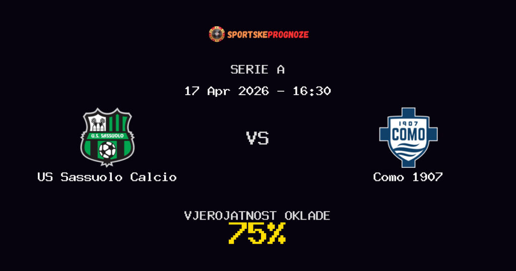 US Sassuolo Calcio vs Como 1907 Prognoza Utakmice - Serie A - Saveti Za Klađenje