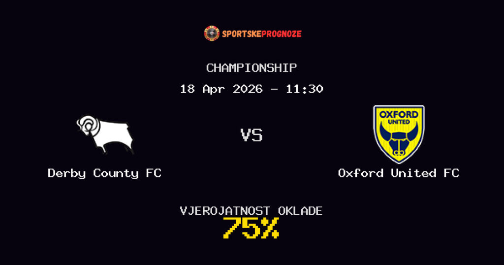 Derby County FC vs Oxford United FC Prognoza Utakmice - Championship - Saveti Za Klađenje