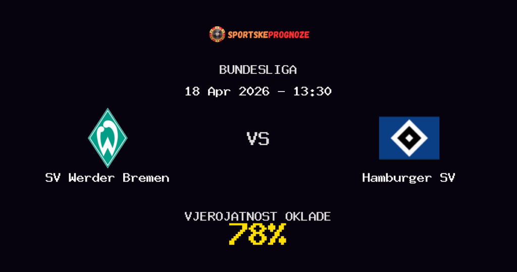 SV Werder Bremen vs Hamburger SV Prognoza Utakmice - Bundesliga - Saveti Za Klađenje