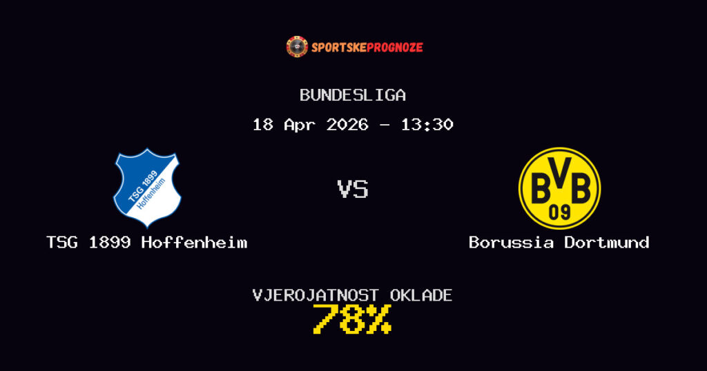 TSG 1899 Hoffenheim vs Borussia Dortmund Prognoza Utakmice - Bundesliga - Saveti Za Klađenje