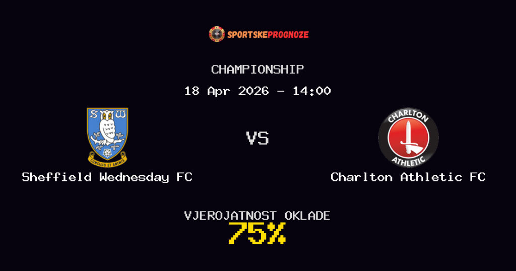 Sheffield Wednesday FC vs Charlton Athletic FC Prognoza Utakmice - Championship - Saveti Za Klađenje