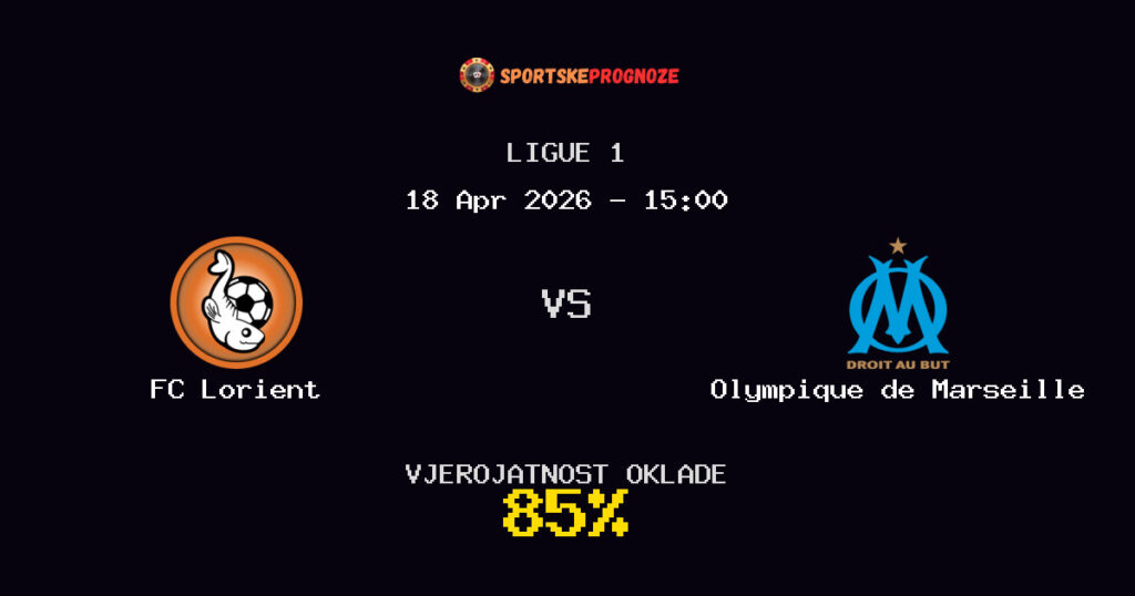 FC Lorient vs Olympique de Marseille Prognoza Utakmice - Ligue 1 - Saveti Za Klađenje