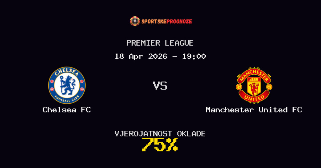 Chelsea FC vs Manchester United FC Prognoza Utakmice - Premier League - Saveti Za Klađenje