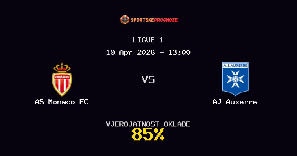 AS Monaco FC vs AJ Auxerre Prognoza Utakmice - Ligue 1 - Saveti Za Klađenje