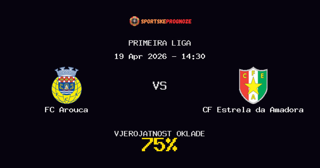 FC Arouca vs CF Estrela da Amadora Prognoza Utakmice - Primeira Liga - Saveti Za Klađenje