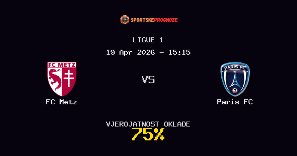 FC Metz vs Paris FC Prognoza Utakmice - Ligue 1 - Saveti Za Klađenje