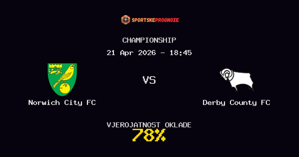Norwich City FC vs Derby County FC Prognoza Utakmice - Championship - Saveti Za Klađenje