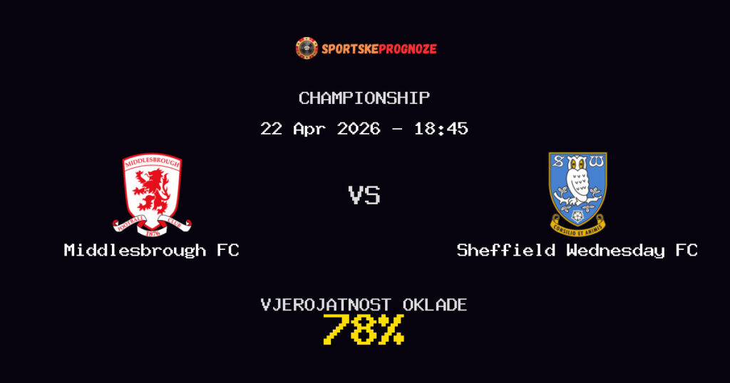 Middlesbrough FC vs Sheffield Wednesday FC Prognoza Utakmice - Championship - Saveti Za Klađenje