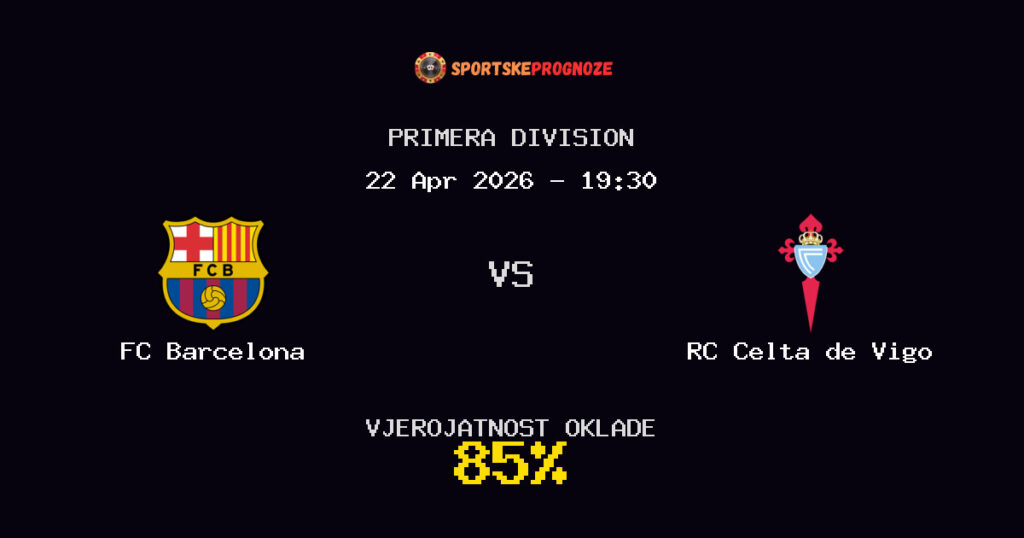 FC Barcelona vs RC Celta de Vigo Prognoza Utakmice - Primera Division - Saveti Za Klađenje