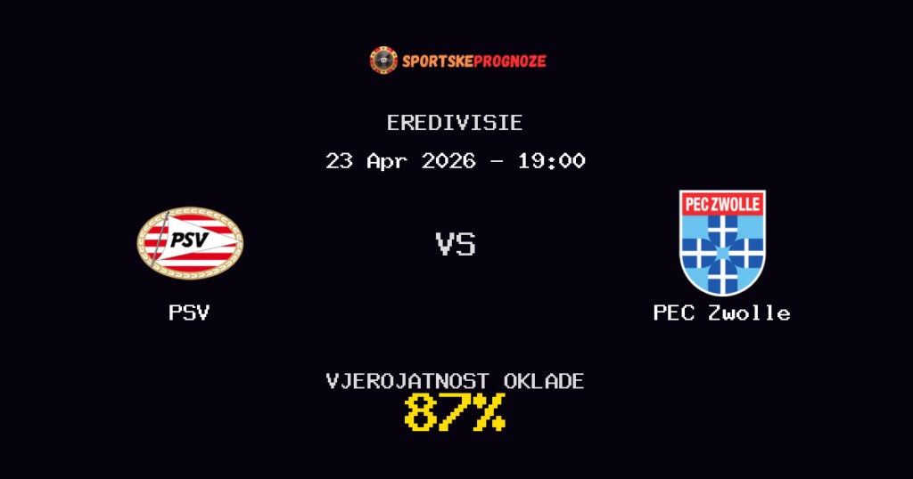 PSV vs PEC Zwolle Prognoza Utakmice - Eredivisie - Saveti Za Klađenje