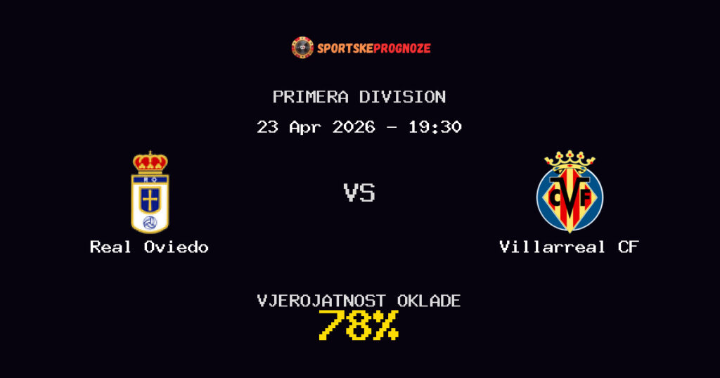 Real Oviedo vs Villarreal CF Prognoza Utakmice - Primera Division - Saveti Za Klađenje