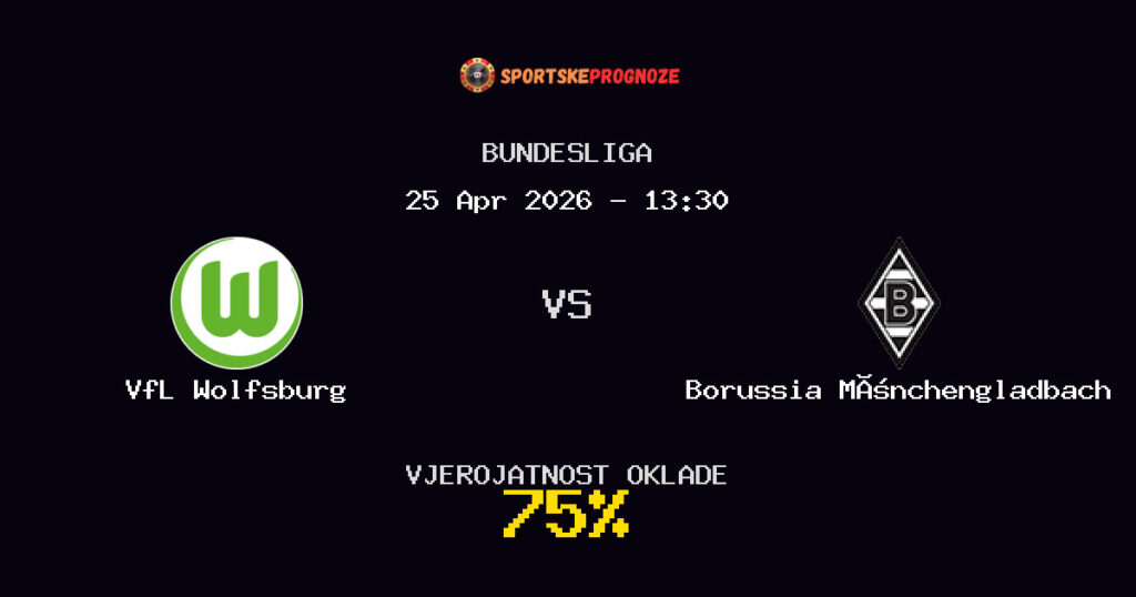 VfL Wolfsburg vs Borussia Mönchengladbach Prognoza Utakmice - Bundesliga - Saveti Za Klađenje