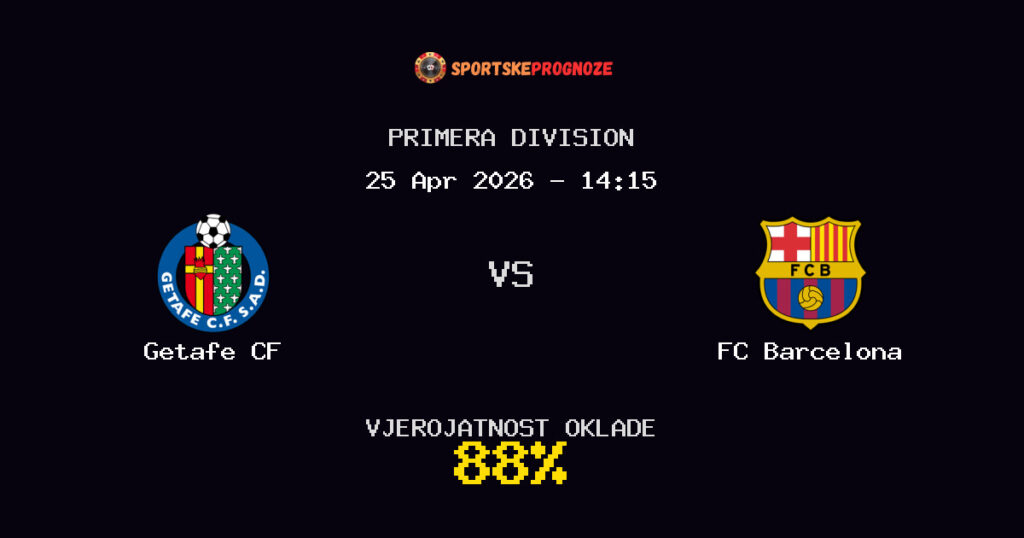 Getafe CF vs FC Barcelona Prognoza Utakmice - Primera Division - Saveti Za Klađenje