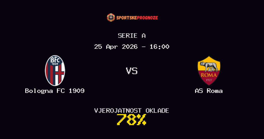 Bologna FC 1909 vs AS Roma Prognoza Utakmice - Serie A - Saveti Za Klađenje