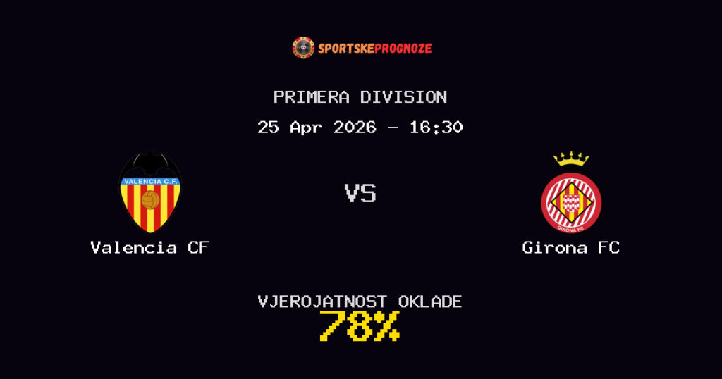 Valencia CF vs Girona FC Prognoza Utakmice - Primera Division - Saveti Za Klađenje