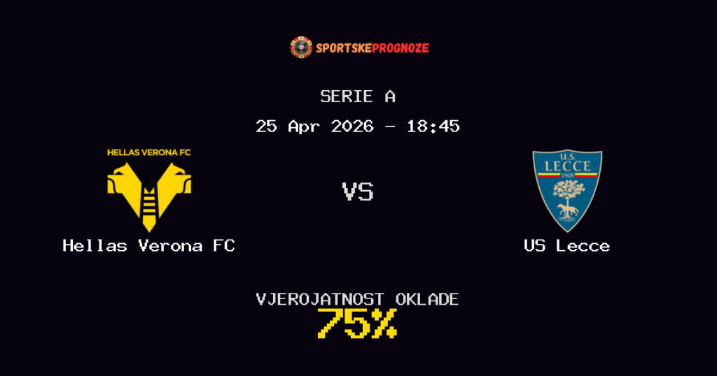 Hellas Verona FC vs US Lecce Prognoza Utakmice - Serie A - Saveti Za Klađenje