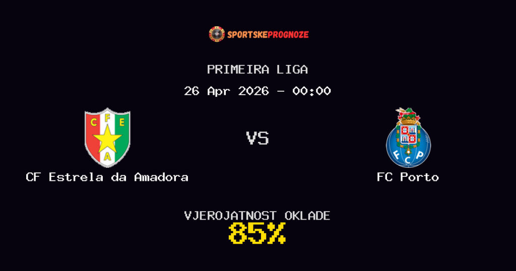 CF Estrela da Amadora vs FC Porto Prognoza Utakmice - Primeira Liga - Saveti Za Klađenje