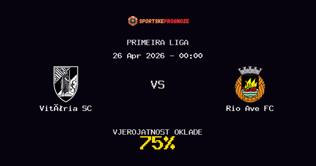 Vitória SC vs Rio Ave FC Prognoza Utakmice - Primeira Liga - Saveti Za Klađenje