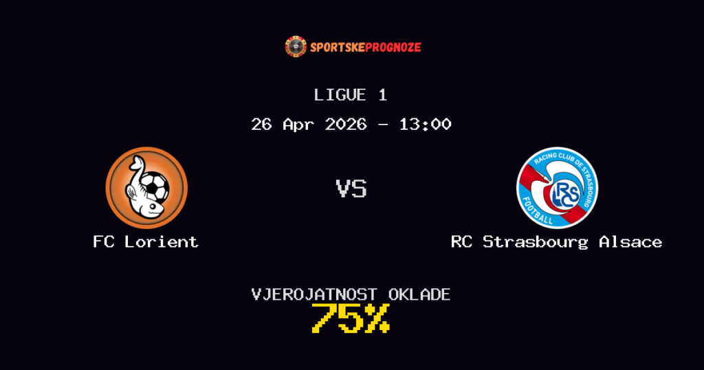 FC Lorient vs RC Strasbourg Alsace Prognoza Utakmice - Ligue 1 - Saveti Za Klađenje