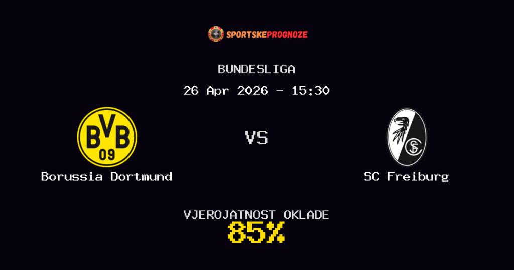 Borussia Dortmund vs SC Freiburg Prognoza Utakmice - Bundesliga - Saveti Za Klađenje