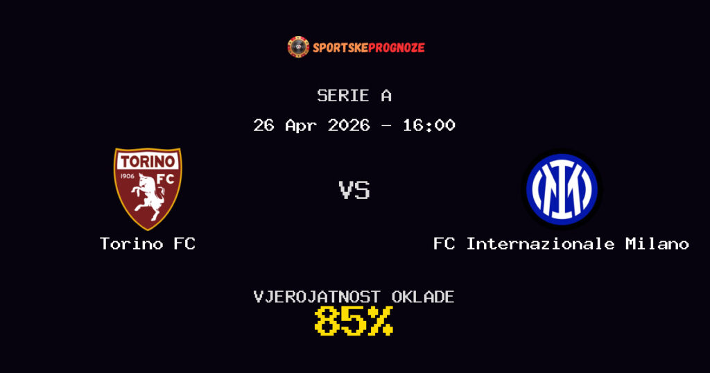 Torino FC vs FC Internazionale Milano Prognoza Utakmice - Serie A - Saveti Za Klađenje
