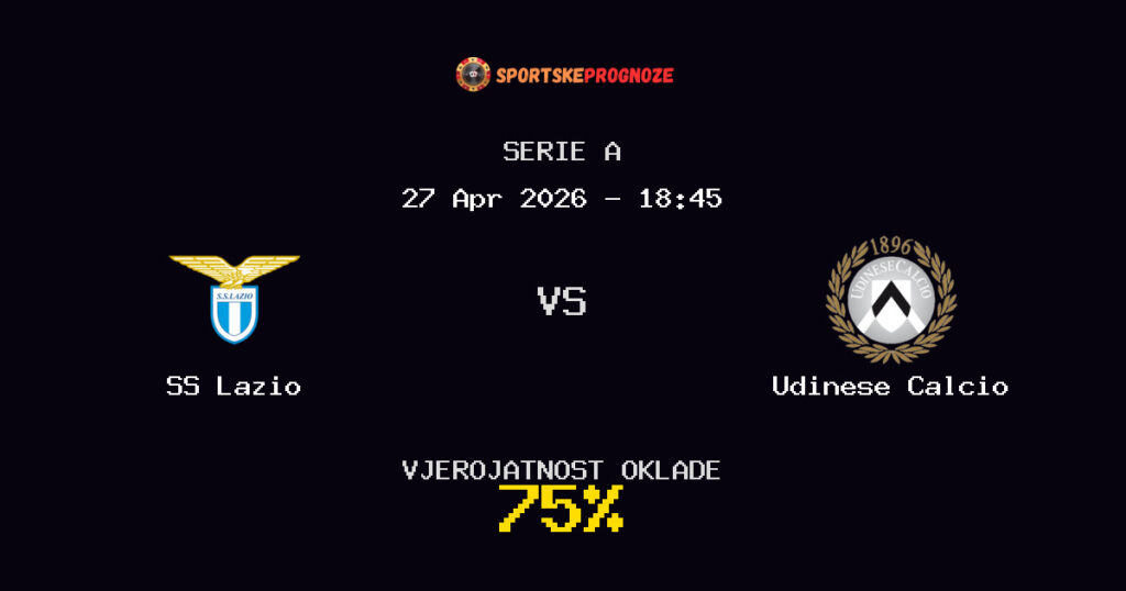 SS Lazio vs Udinese Calcio Predviđanje Utakmice - Serie A - Savjeti za Klađenje