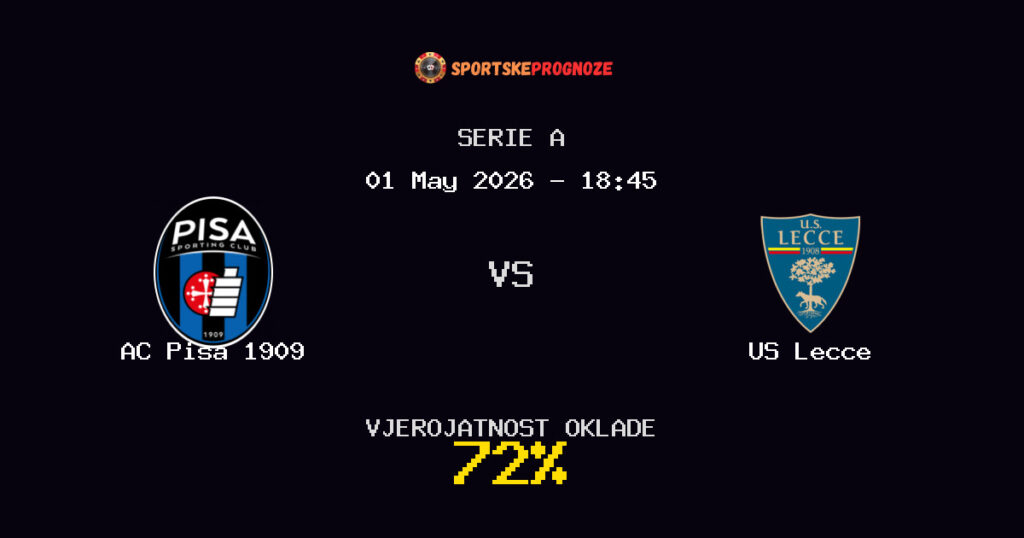 AC Pisa 1909 vs US Lecce Predviđanje Utakmice - Serie A - Savjeti za Klađenje