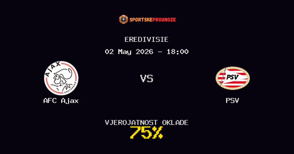 AFC Ajax vs PSV Predviđanje Utakmice - Eredivisie - Savjeti za Klađenje